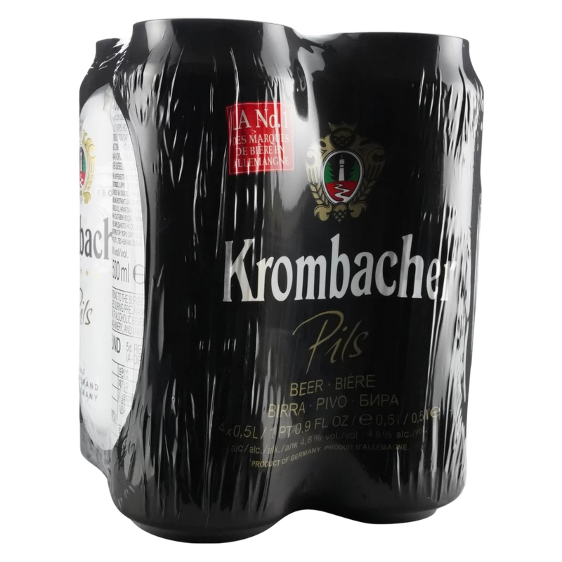 Krombacher Pils 4pk 16.9oz Can 4.8% ABV 