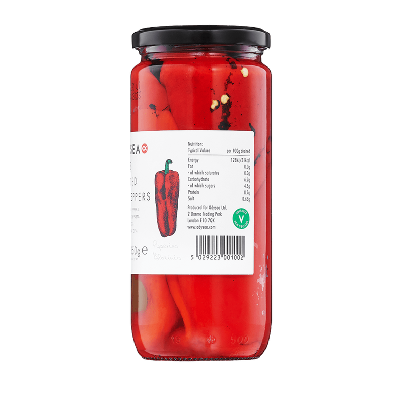 Odysea Roasted Red Peppers, 350g