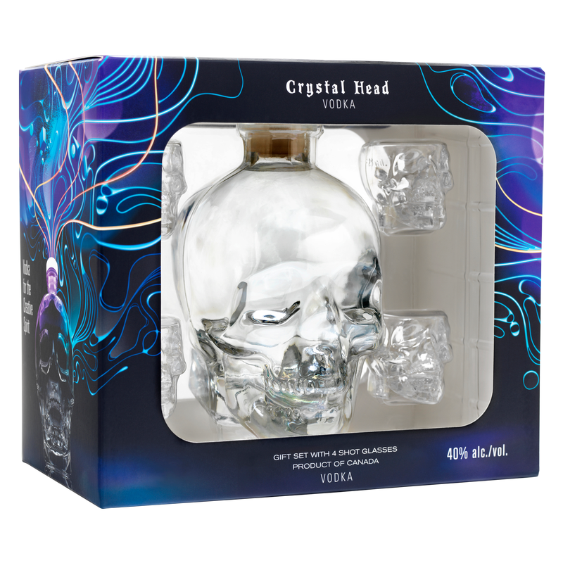 Crystal Head Vodka Gift Set 750ml