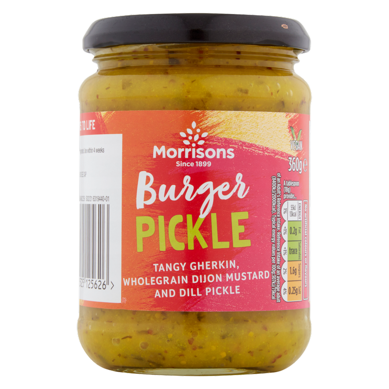Morrisons Burger Pickle, 360g