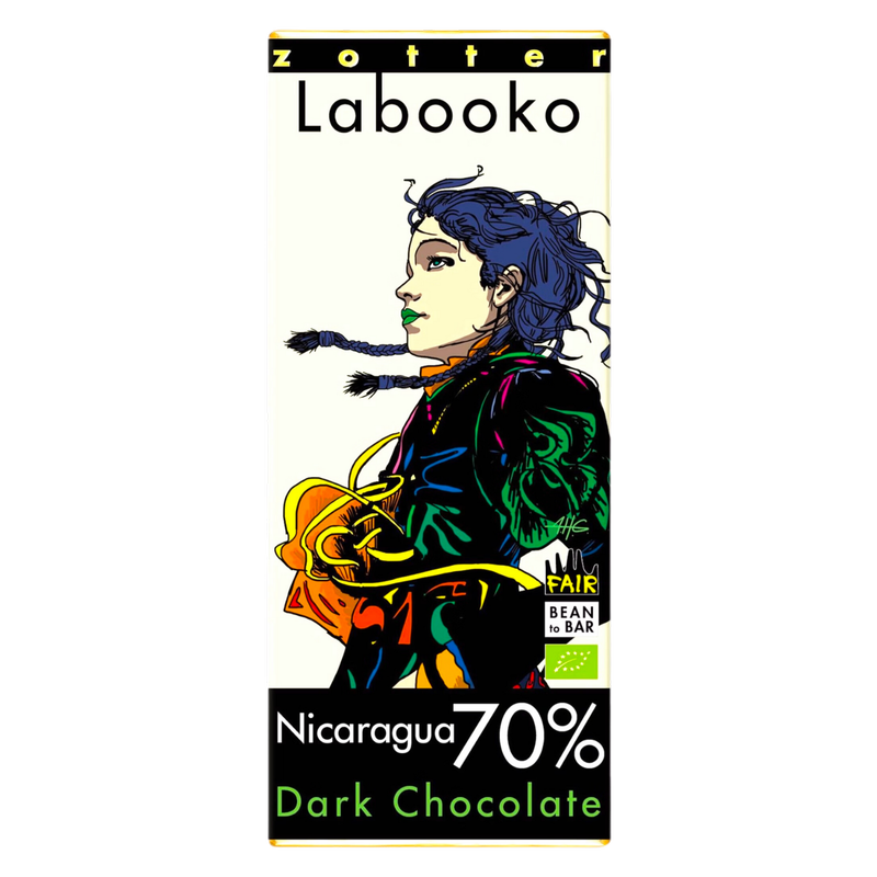Zotter Nicaragua 70% Dark Chocolate, 70g