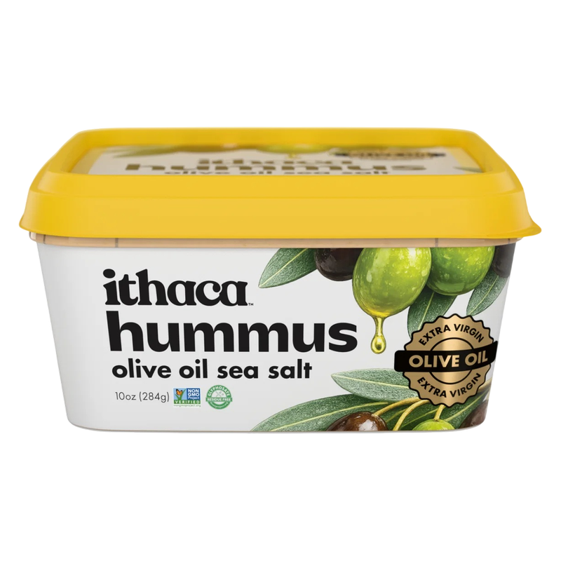 Ithaca Olive Oil Sea Salt Hummus 10oz