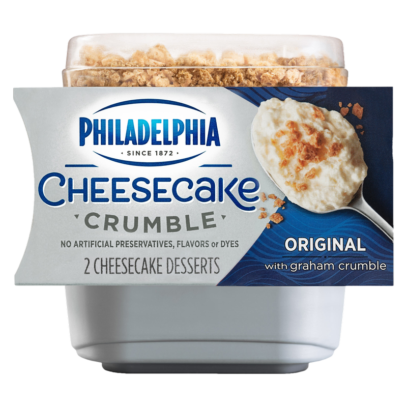 Philadelphia Original Cheesecake Crumble - 2ct/6.6oz