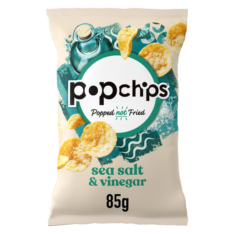 Popchips Sea Salt & Vinegar, 85g