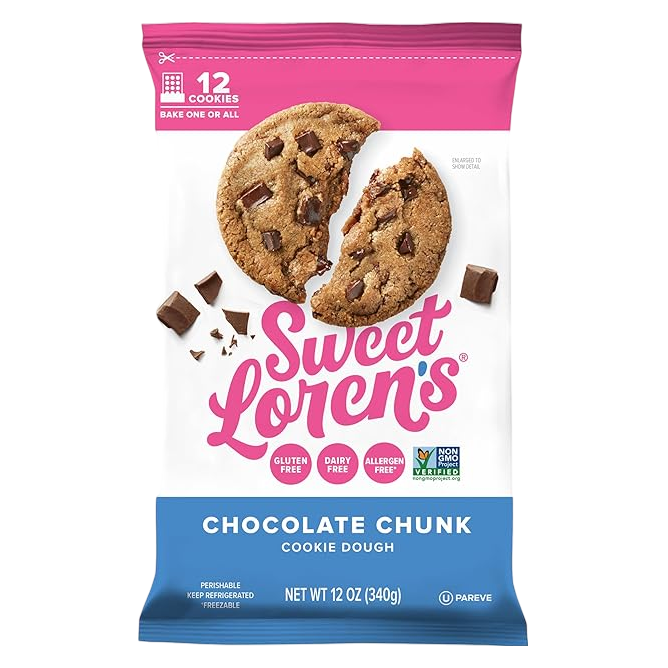 Sweet Loren's Gluten Free & Vegan Chocolate Chunk Cookie Dough - 12oz