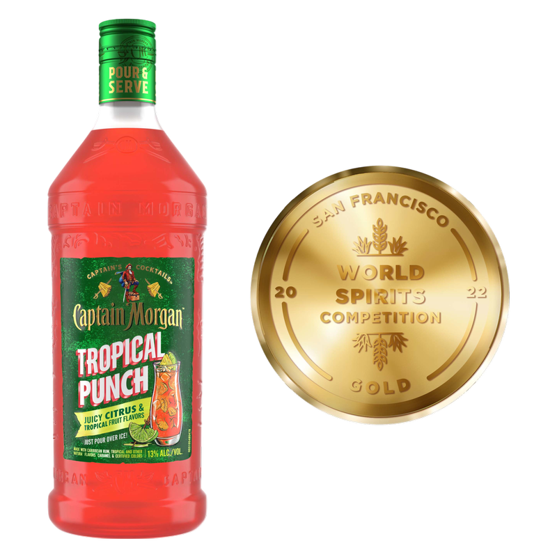 Captain Morgan Tropical Punch 1.75L 13% ABV