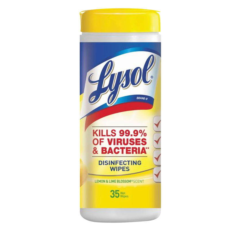 Lysol Lemon & Lime Blossom Disinfecting Wipes 35ct