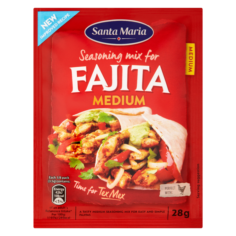 Santa Maria Seasoning Mix for Fajita Medium, 28g