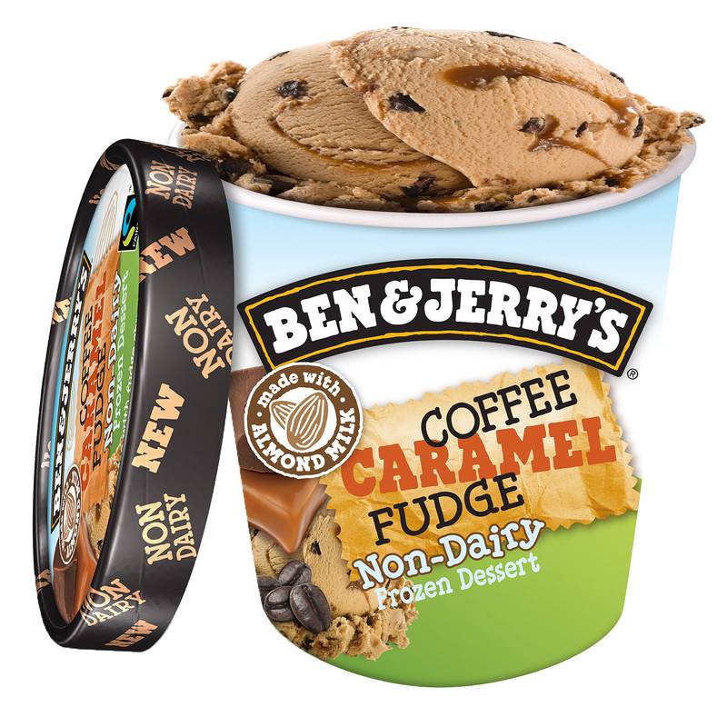 Ben & Jerry's Non-Dairy Coffee Caramel Fudge Pint