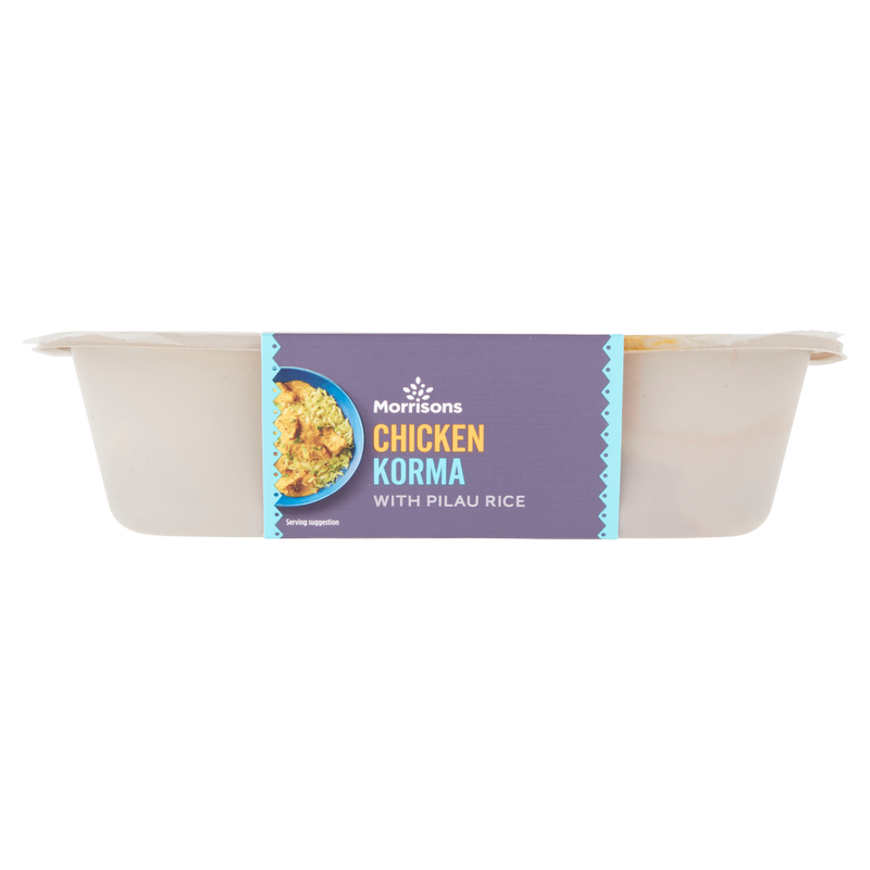 Morrisons Chicken Korma & Pilau Rice, 375g