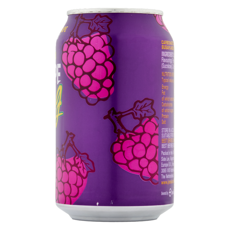 Ting Carbonated Soda Grape Juice, 330ml