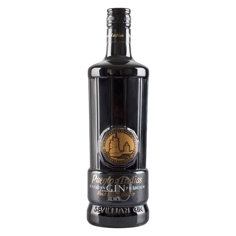 Puerto De Indias Pure Black Edition Gin 750ml (75 Proof)