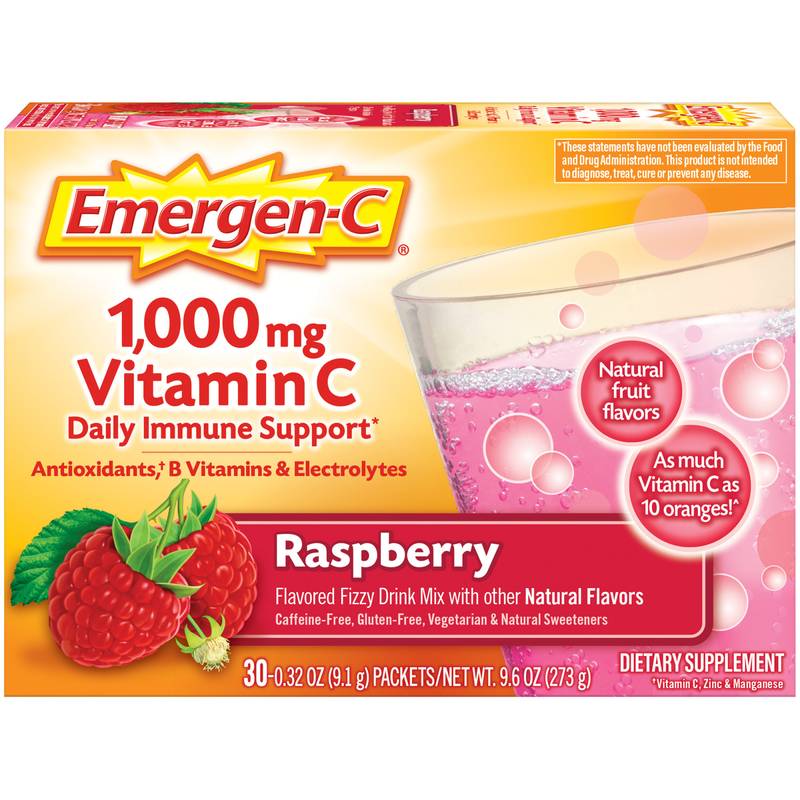 Emergen-C Raspberry 30ct