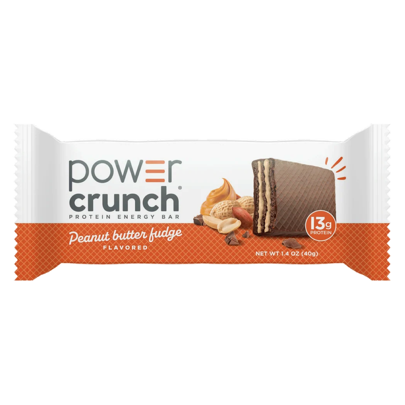 POWER CRUNCH Protein Energy Bar, Peanut Butter Fudge 1.4oz 