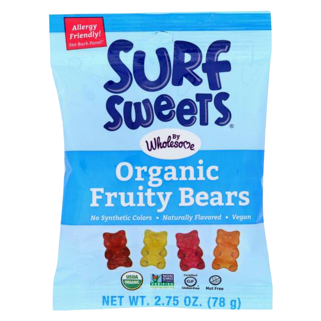Surf Sweet Organic Fruity Bears 2.75oz