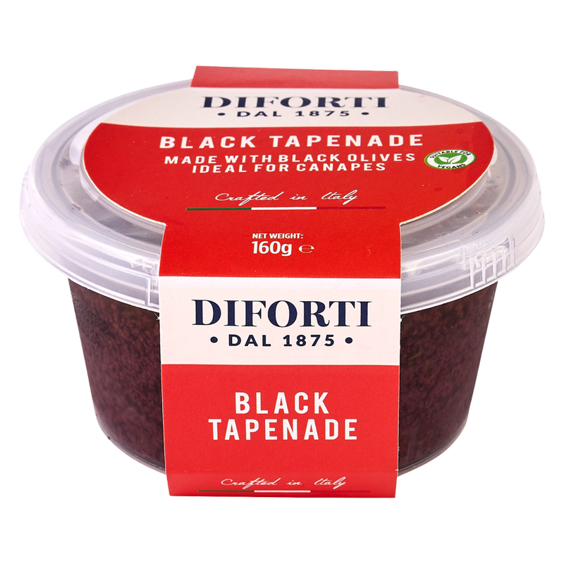 Diforti Black Olive Tapenade, 160g