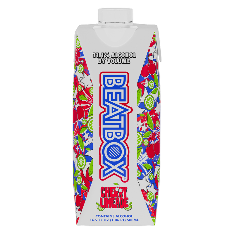 BeatBox Cherry Limeade 500ml 11.1% ABV Wine Party Punch