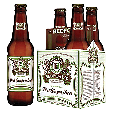 Bedford's Diet Ginger Beer 4pk 12oz Can