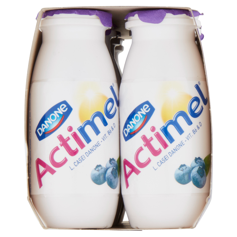 Actimel Blueberry Yogurt Drink, 8pcs
