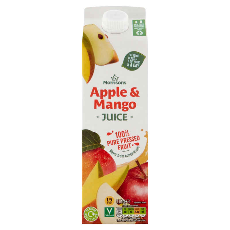 Morrisons Apple & Mango Juice, 1L