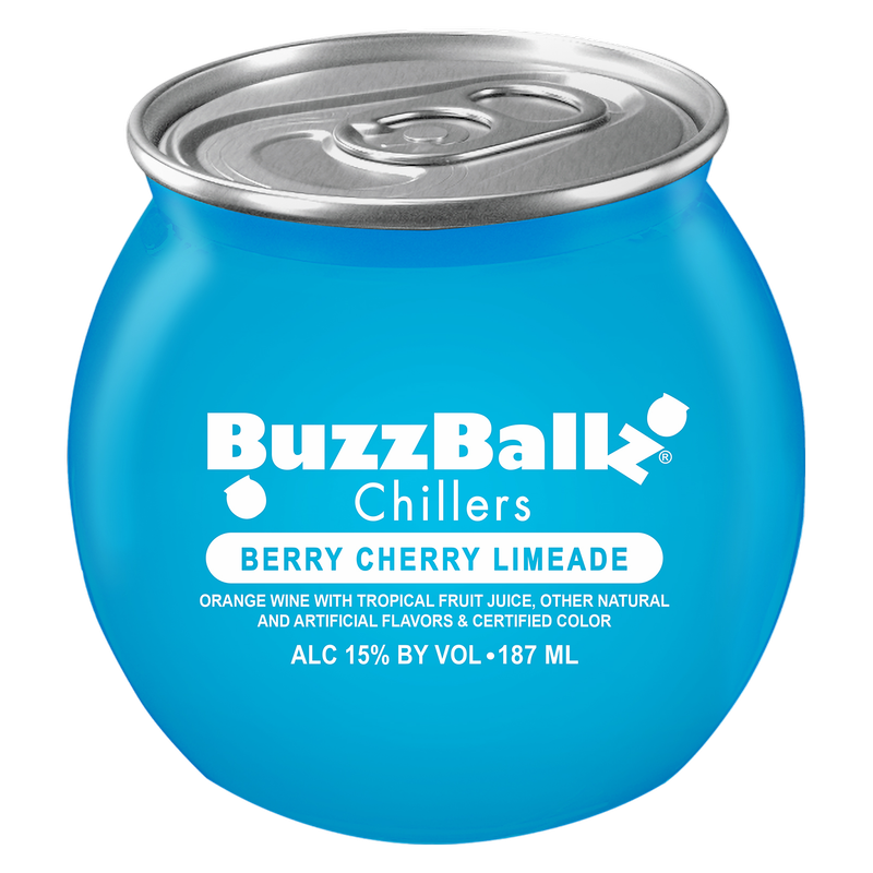 Buzzballz Chillers Berry Cherry Limeade 187ml 15% ABV