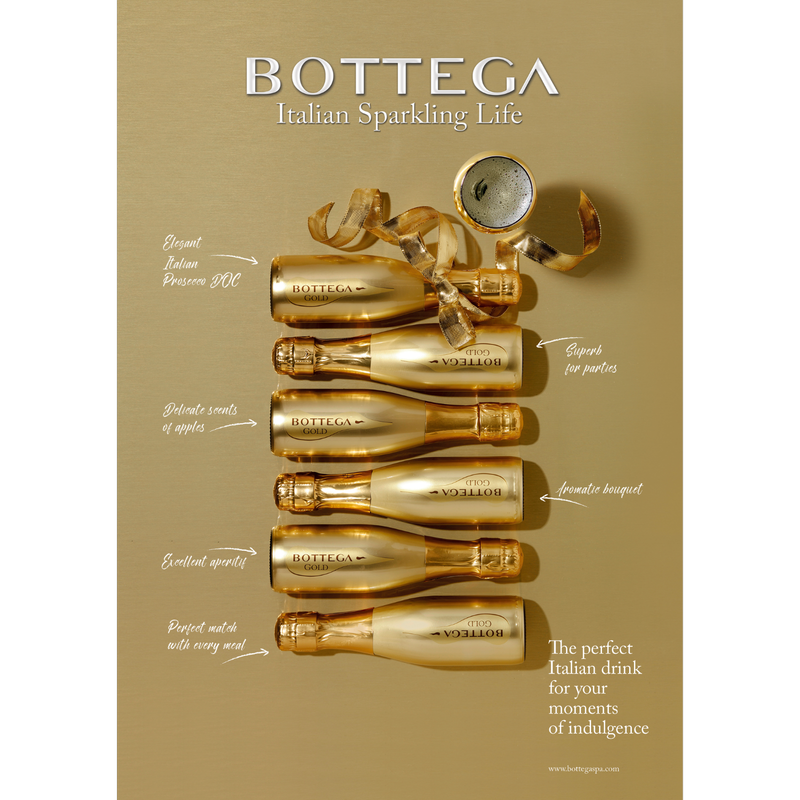 Bottega Gold Prosecco Brut, 20cl
