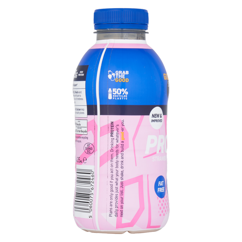 For Goodness Shakes Protein Shake Strawberry Flavour, 435ml