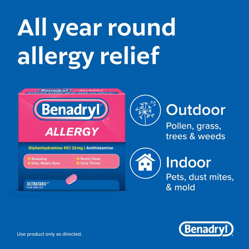 Benadryl Allergy Ultra Tablets 24ct
