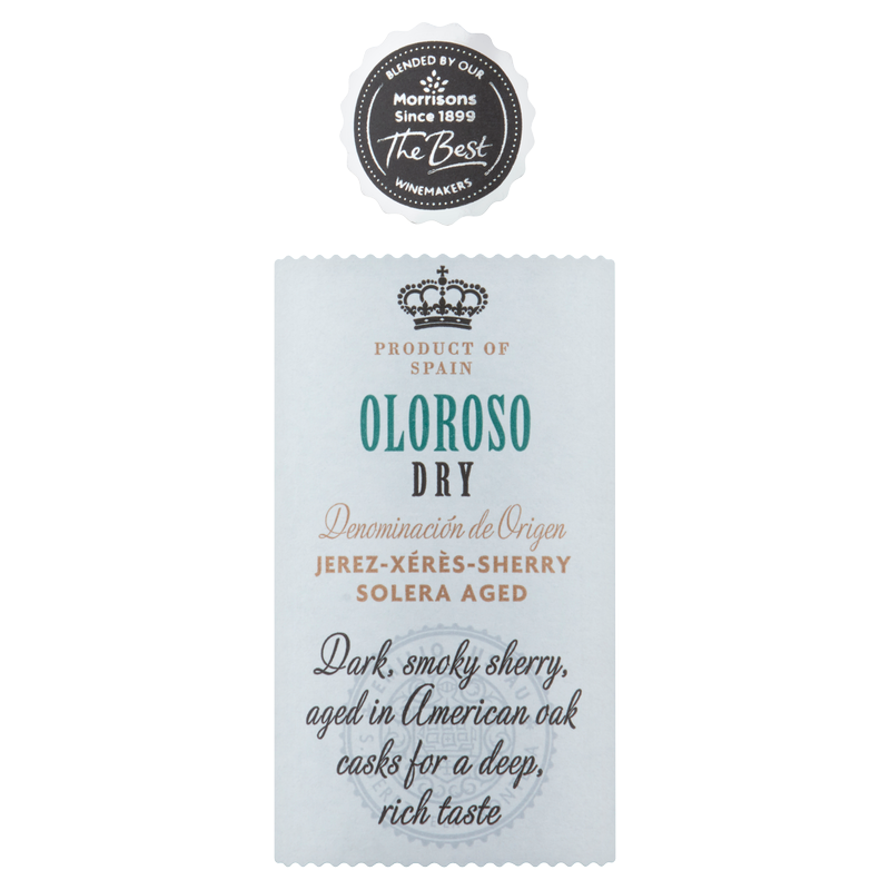 Morrisons The Best Oloroso Dry Jerez-Xérès-Sherry, 37.5cl