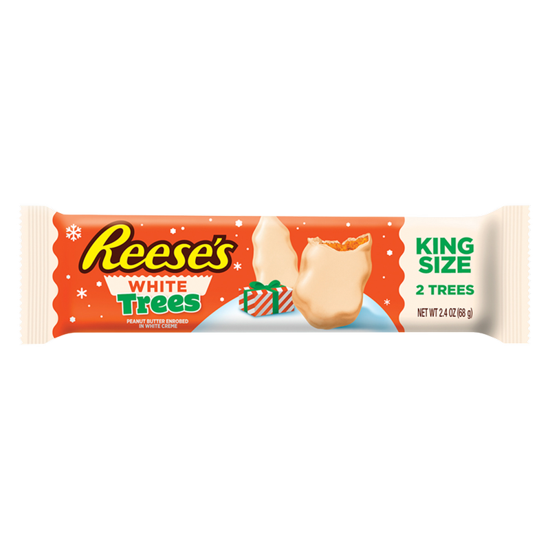 Reese's Peanut Butter White Trees King Size, 68g