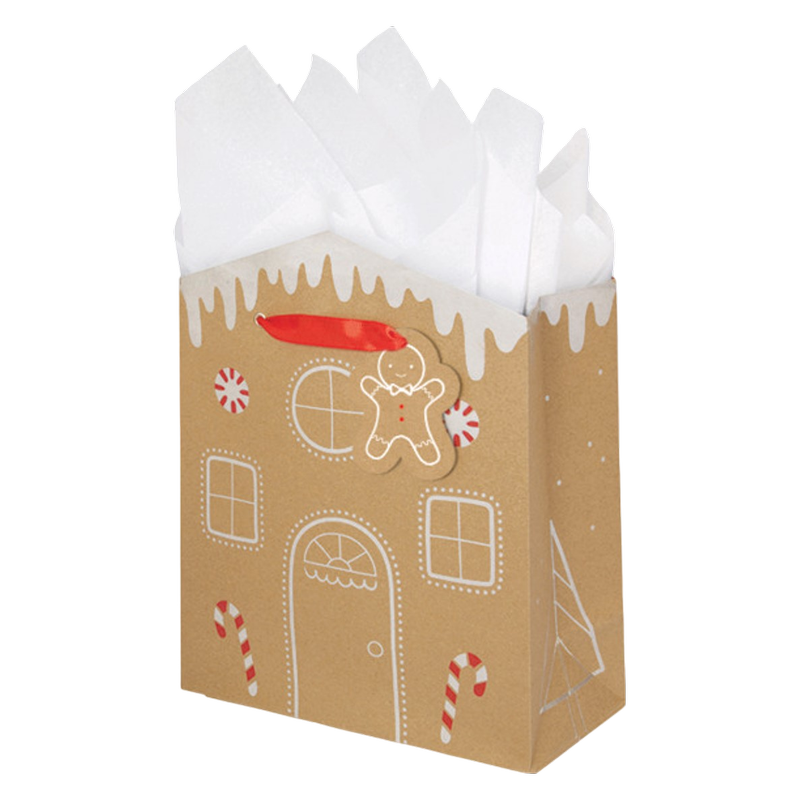 Gingerbread House Gift Bag