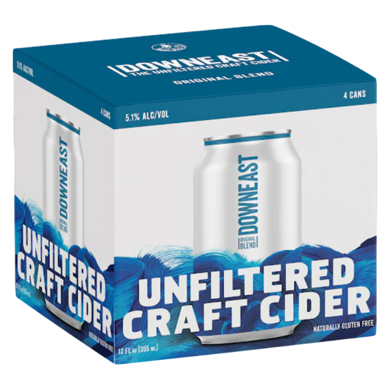 Downeast Cider Original Blend 4pk 12oz Can 5.1% ABV