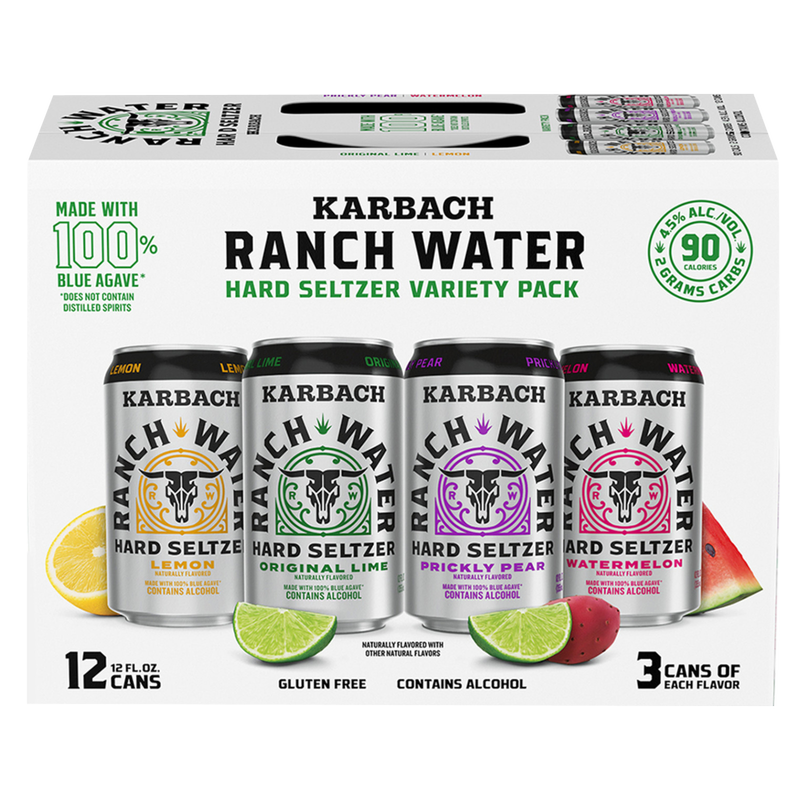 Karbach Brewing Ranch Water Hard Seltzer Variety Pack 12pk 12oz