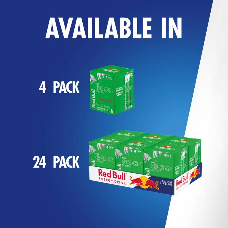 Red Bull Energy Drink The Green Edition Dragon Fruit 24pk 8.4oz Can