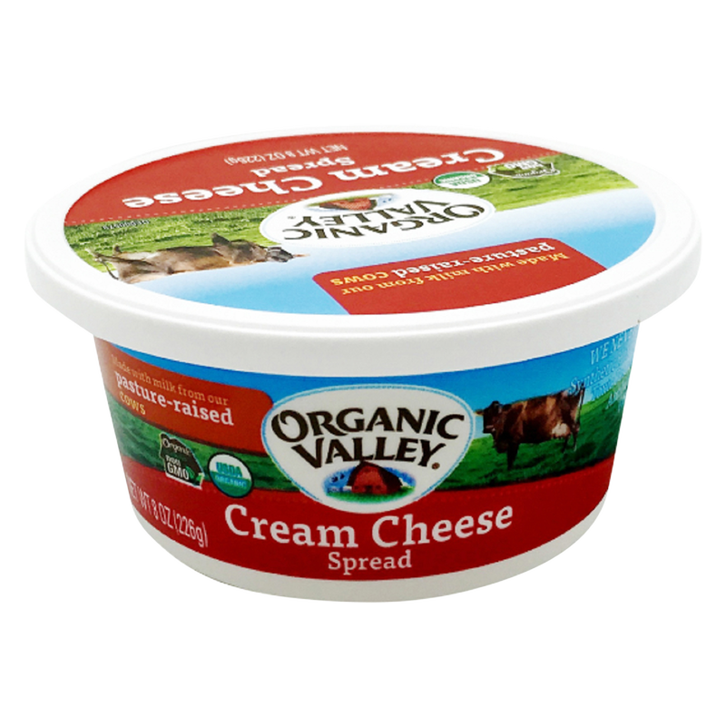 Organic Valley Cream Cheese Tub - 8oz