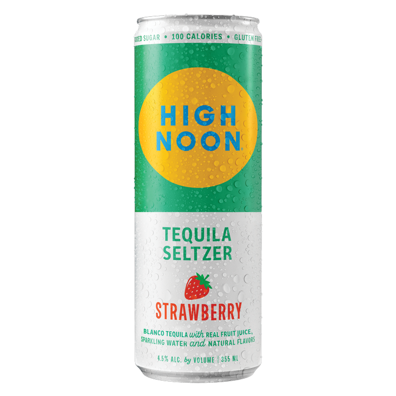 High Noon Strawberry Tequila Seltzer 4pk 12oz Cans