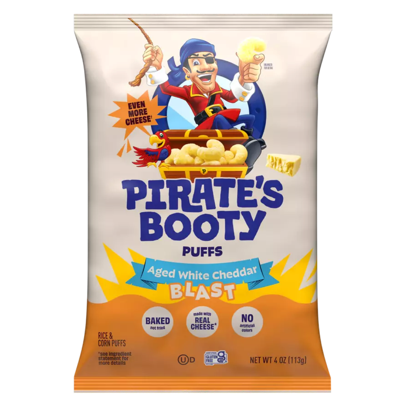 Pirate's Booty Cheddar Blast, 4oz
