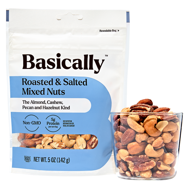 Basically Roasted & Salted Mixed Nuts 5oz