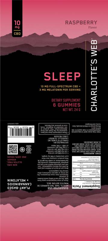 Charlotte's Web CBD Sleep Gummies 6pk 10mg