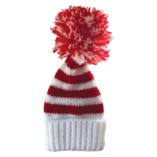 The Gift Wrap Company Topper Winter Beanie