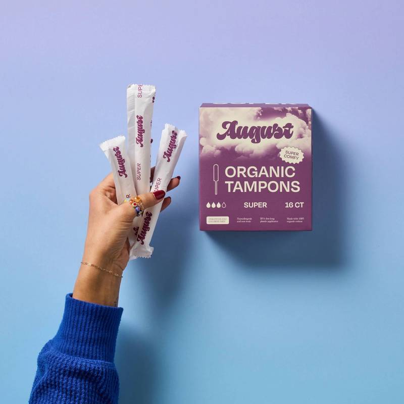 August Super Tampons, 16ct