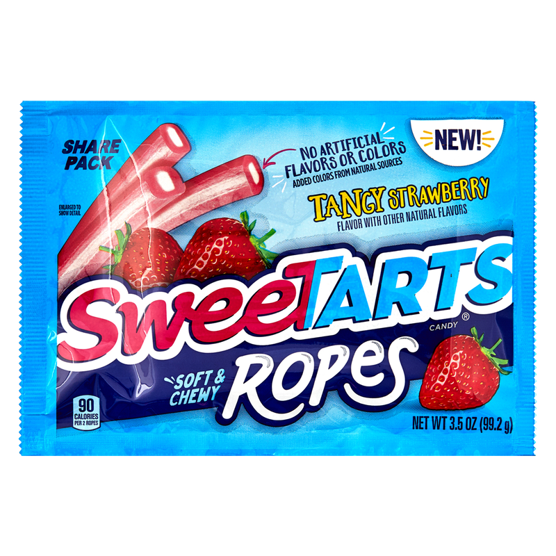 SweeTARTS Tangy Strawberry Ropes 3.5oz
