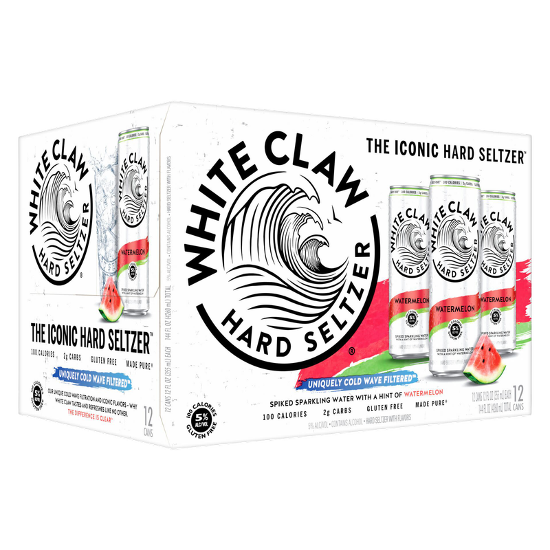 White Claw Seltzer Watermelon 12pk 12oz Can 5.0% ABV