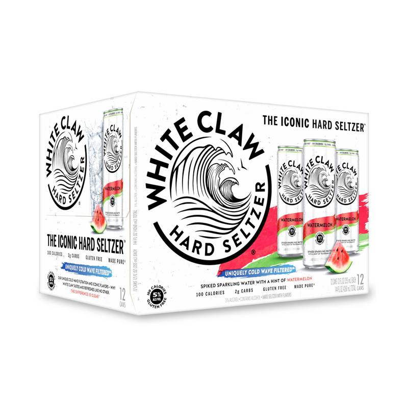 White Claw Seltzer Watermelon 12pk 12oz Can 5.0% ABV