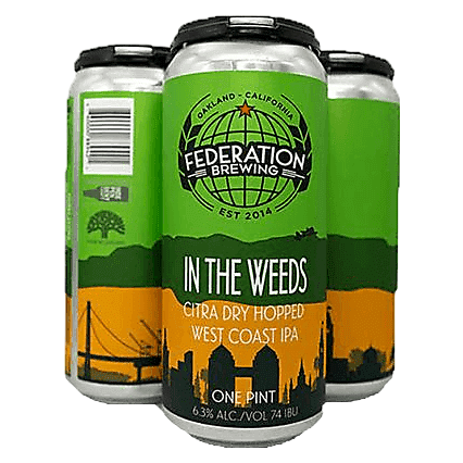 Federation Brewing In The Weeds IPA 4pk 16oz Can