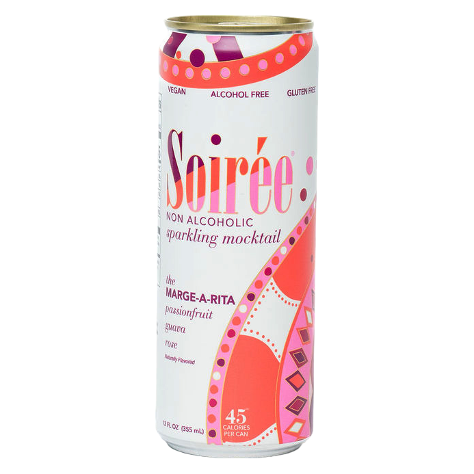 Soiree Marge-a-rita Non Alcoholic Mocktail 4pk 12oz Can