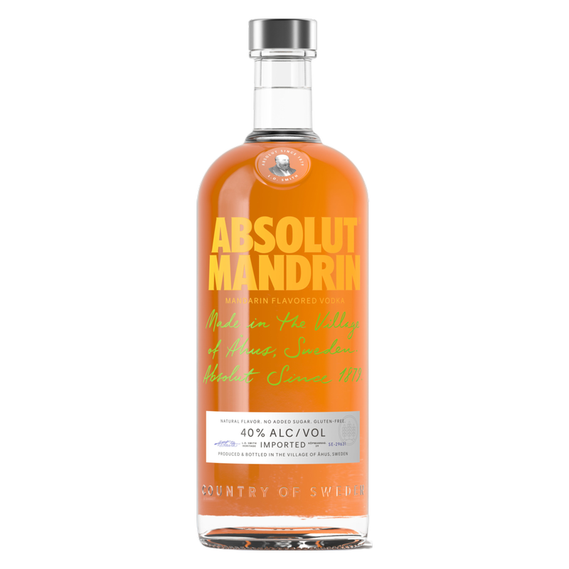 Absolut Mandrin Vodka 1L (80 proof)