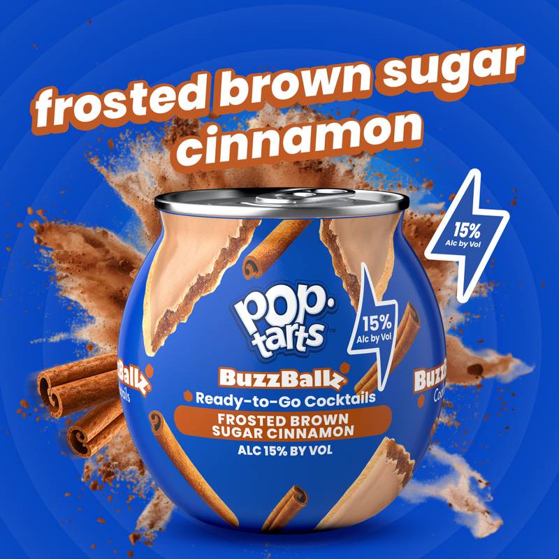 BuzzBallz PopTarts Brown Sugar Cinnamon 200ml