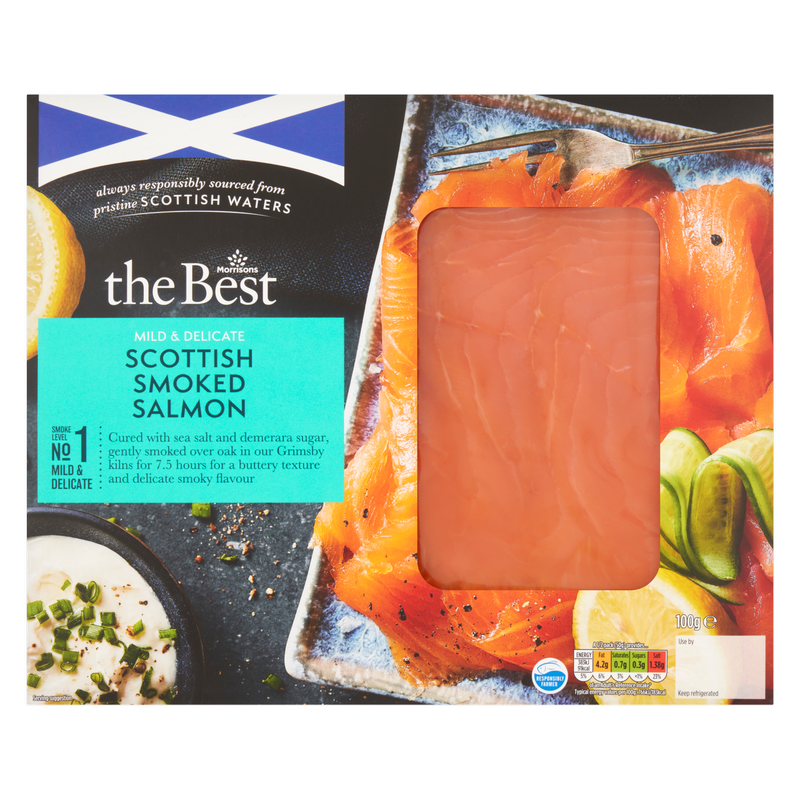 Morrisons The Best Mild Smoked Salmon, 100g