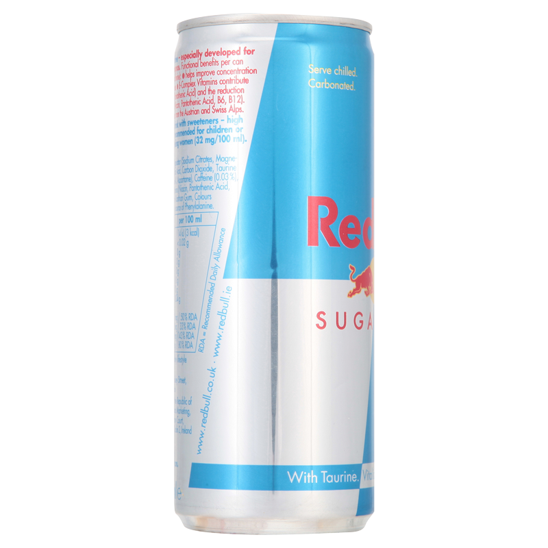 Red Bull Sugar Free, 250ml
